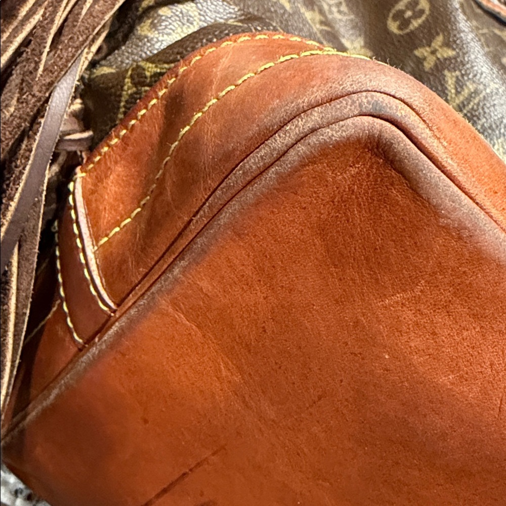 Louis Vuitton Brown Monogram Fringe Bucket Hobo - Picture 10 of 16